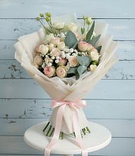 Букет цветов из:  Розы и Лизиантусы #REPLACE_PRED# Поповке
