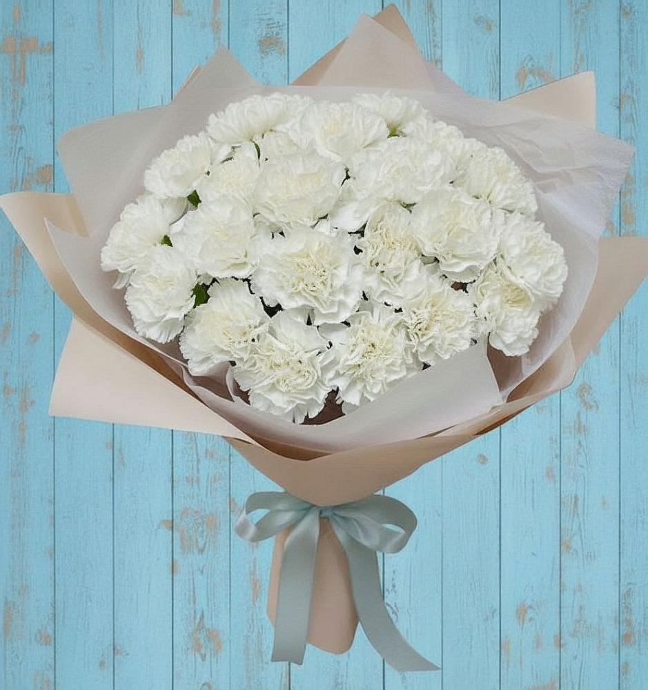 Букет цветов из: Гвоздики в Поповке