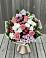 Букет цветов из: Альстромерии, Гвоздики, Розы и Хризантемы в Поповке