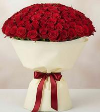 Букет 101 Красная роза Милано #REPLACE_PRED# Поповке