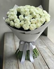Букет 35 Белых роз в Поповке