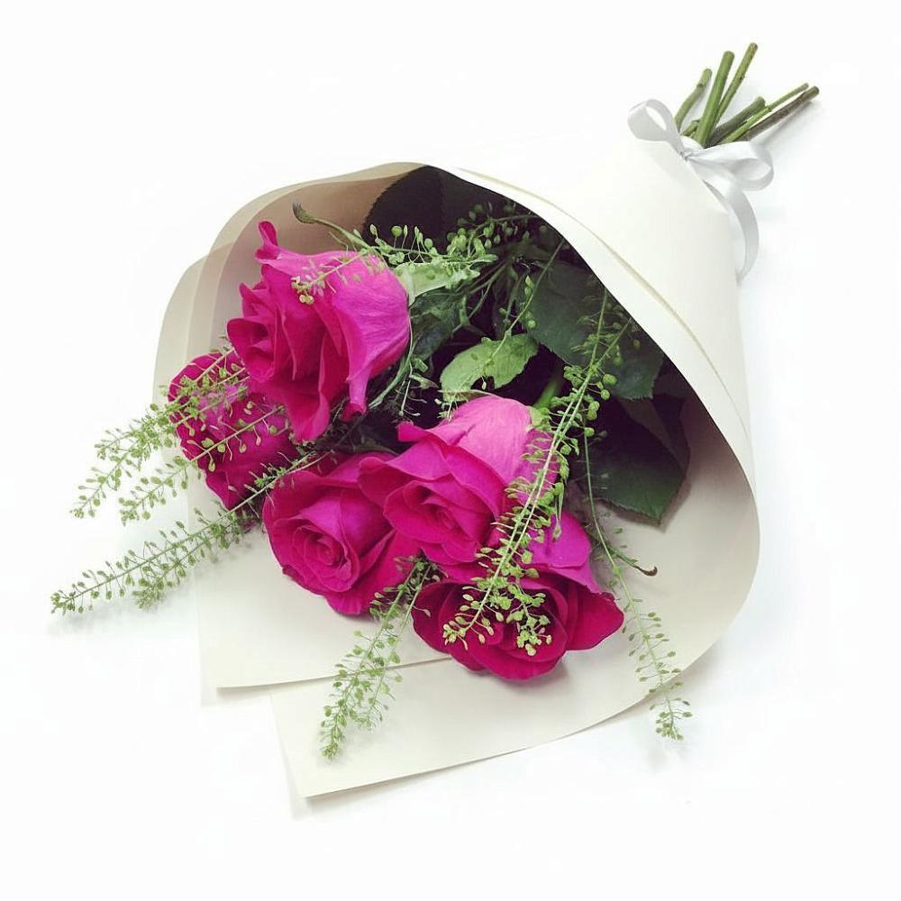 Букет цветов из: Розы в Поповке