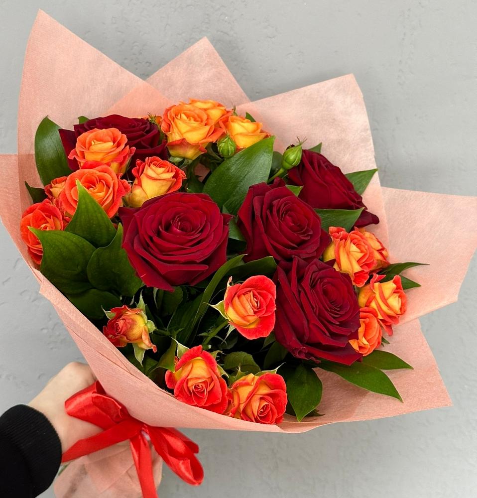 Букет Любовь и восторг в Поповке