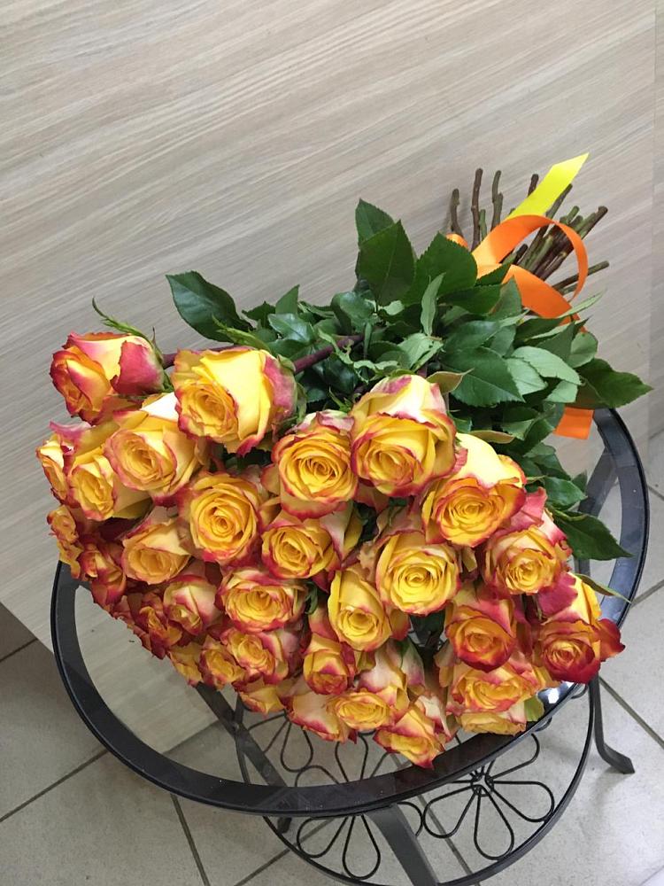 Букет Желтые розы в Поповке