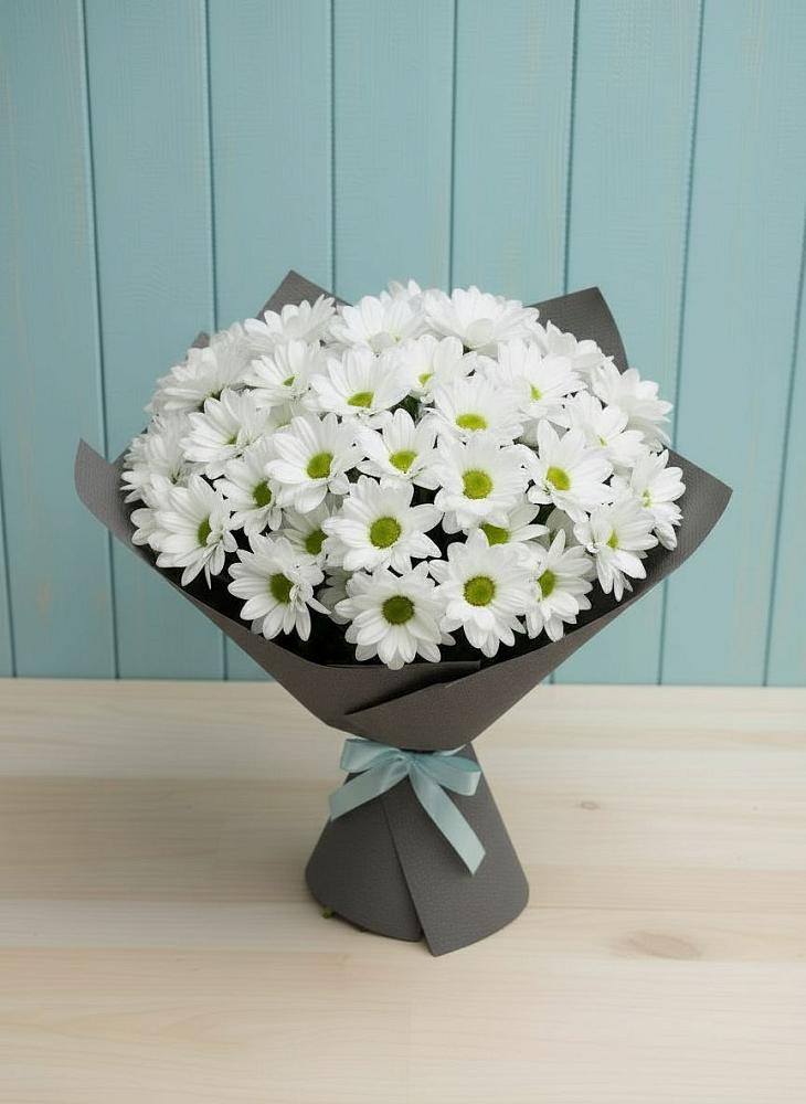 Букет цветов из: Хризантемы в Поповке