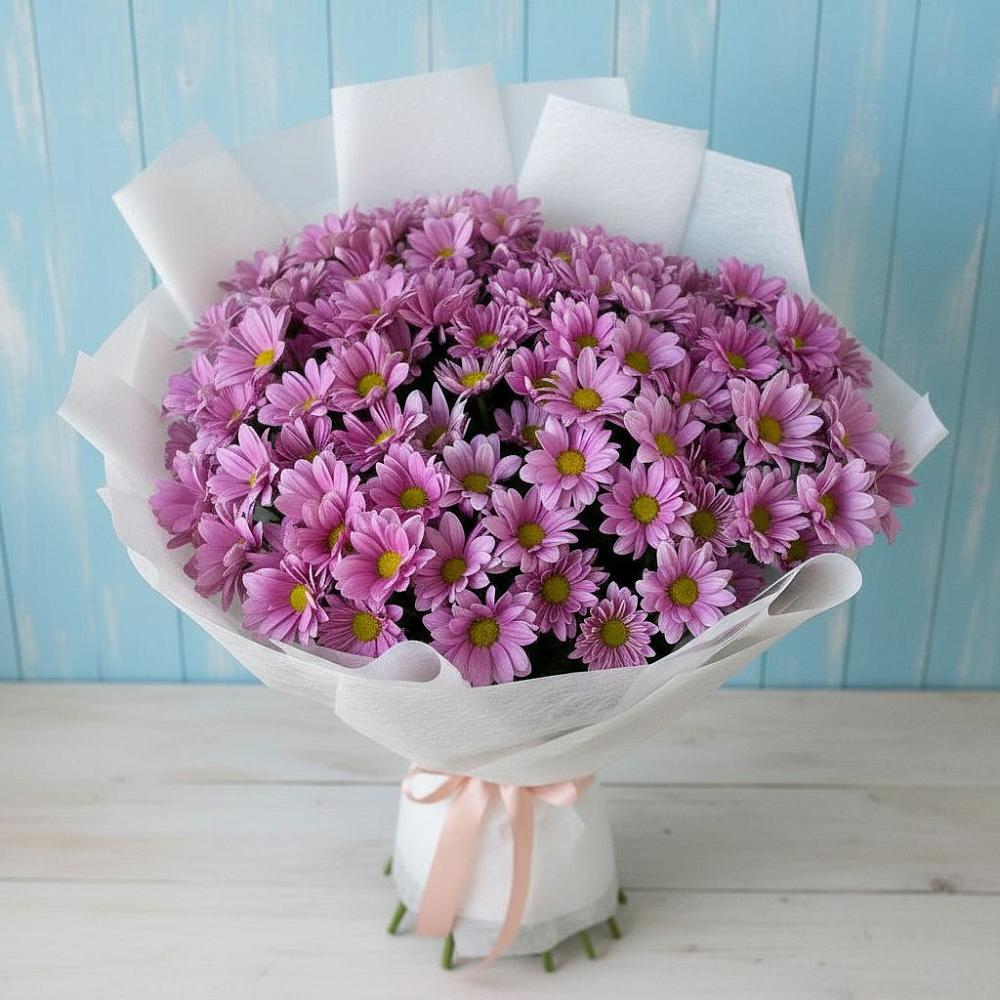 Букет цветов из: Хризантемы в Поповке