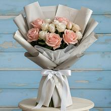 Букет цветов из:  Розы #REPLACE_PRED# Поповке