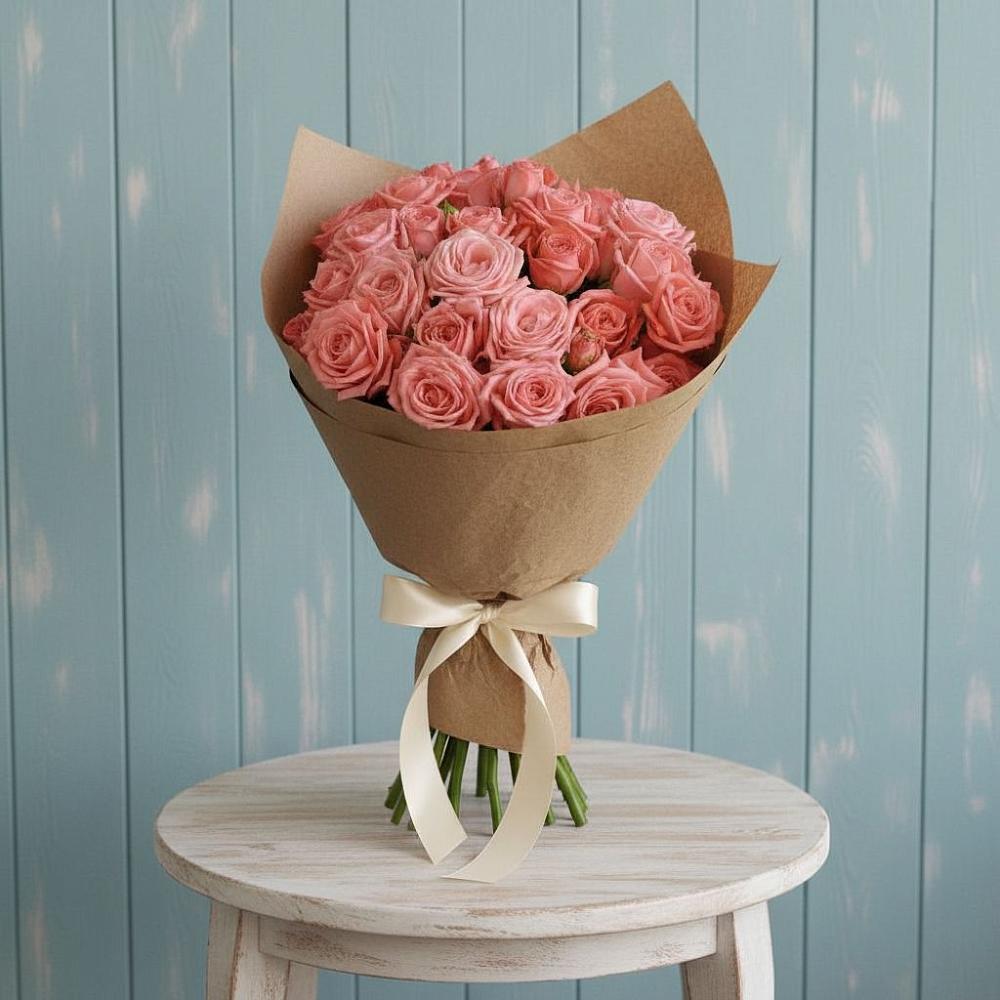 Букет цветов из: Розы в Поповке