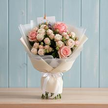 Букет цветов из:  Розы #REPLACE_PRED# Поповке