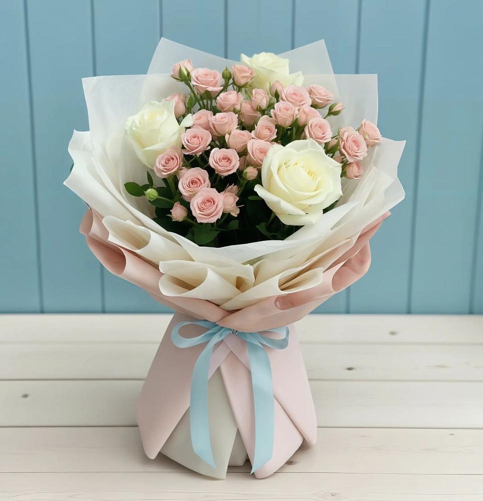 Букет цветов из: Розы в Поповке