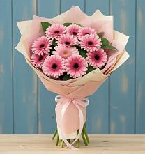 Букет цветов из:  Герберы #REPLACE_PRED# Поповке