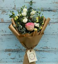 Букет цветов из:  Розы и Лизиантусы #REPLACE_PRED# Поповке